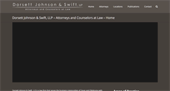 Desktop Screenshot of dorsettjohnson.com